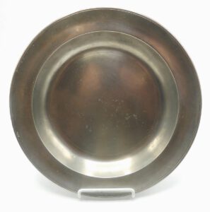 Marked American Pewter 11” Dish