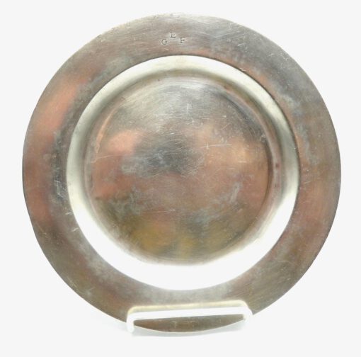Marked English Pewter Plate